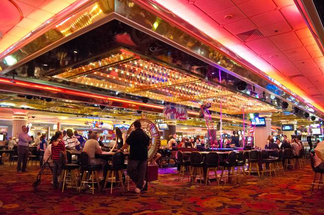 A view of the casino floor at The Riviera, May 16, 2012.